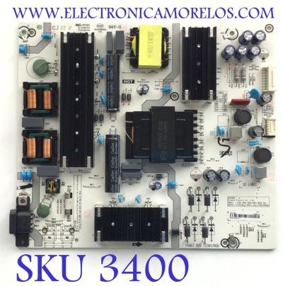 FUENTE DE PODER PARA TV HISENSE / NUMERO DE PARTE 321785 / RSAG7.820.12385/ROH / 12385-C / DPD2249A313 / PANEL HD700X1U91-L1\S3\GM\CDK3A\ROH / DISPLAY CV700U2-T01 REV:02 / MODELOS 70A6G3 / 70A65G